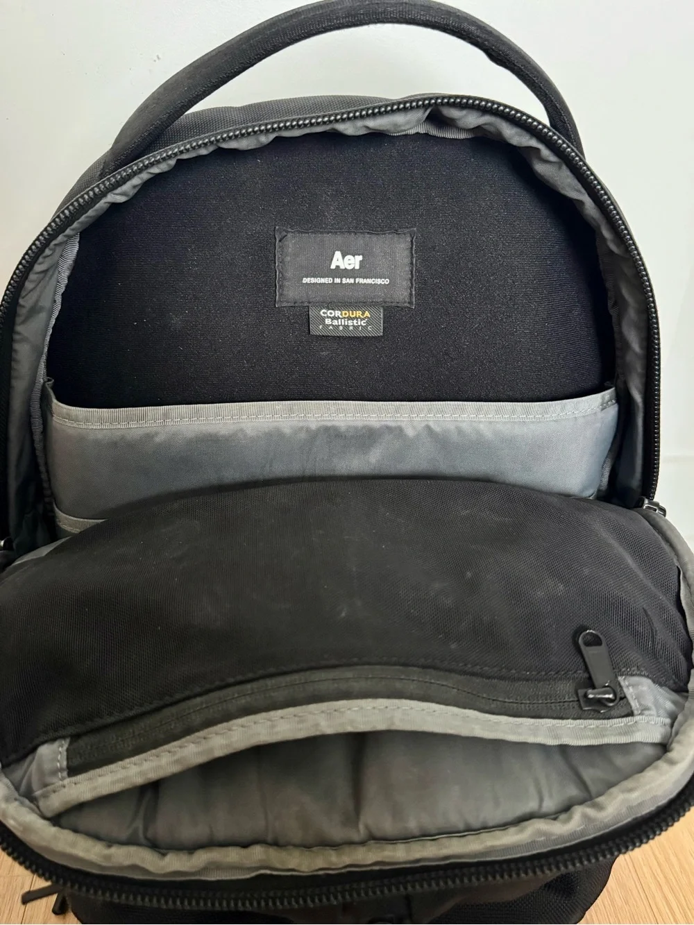 Aer Fit Pack 3 Black Backpack Daypack Ballistic Nylon Technical Travel Minimalis